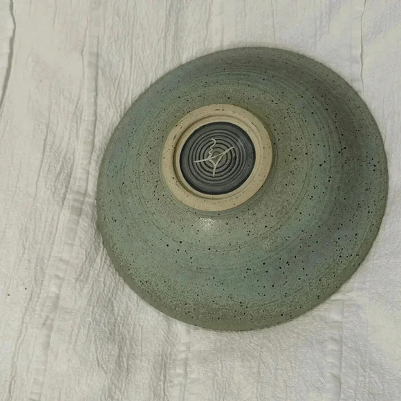 NEW - Hand Made  Blue/Green Artisan Bowl - Picture 2 of 3